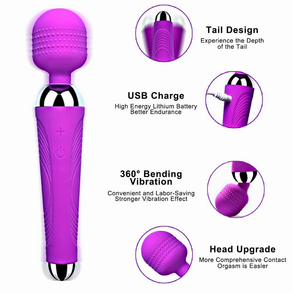 20 Vibration Mode Magic Wand