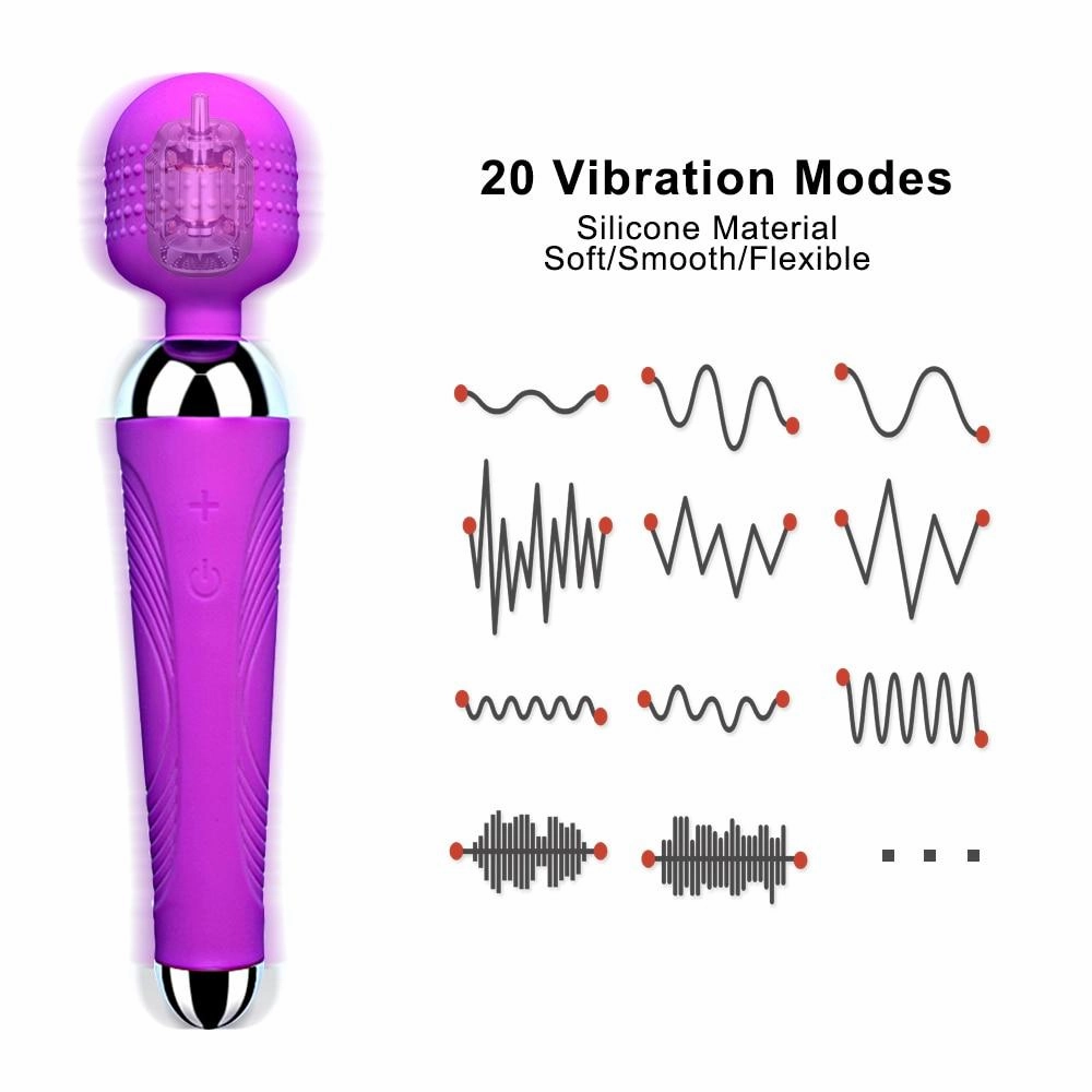 20 Vibration Mode Magic Wand