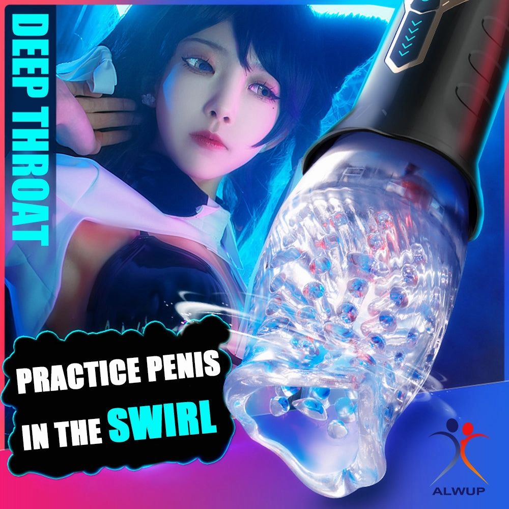 360° Automatic Rotating Transparent Blowjob Masturbator Cup