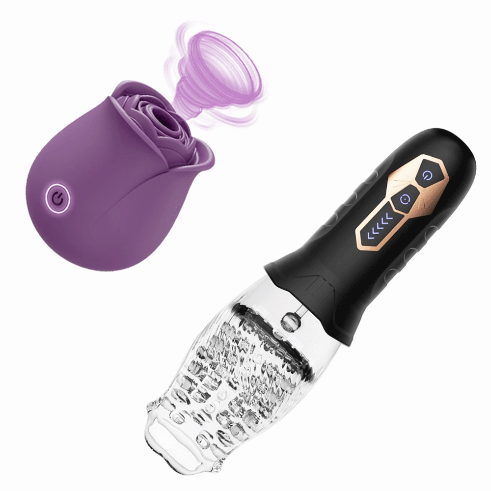360° Automatic Rotating Transparent Blowjob Masturbator Cup