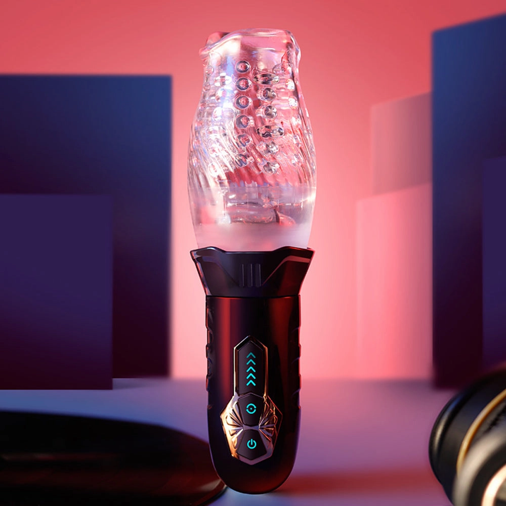360° Automatic Rotating Transparent Blowjob Masturbator Cup