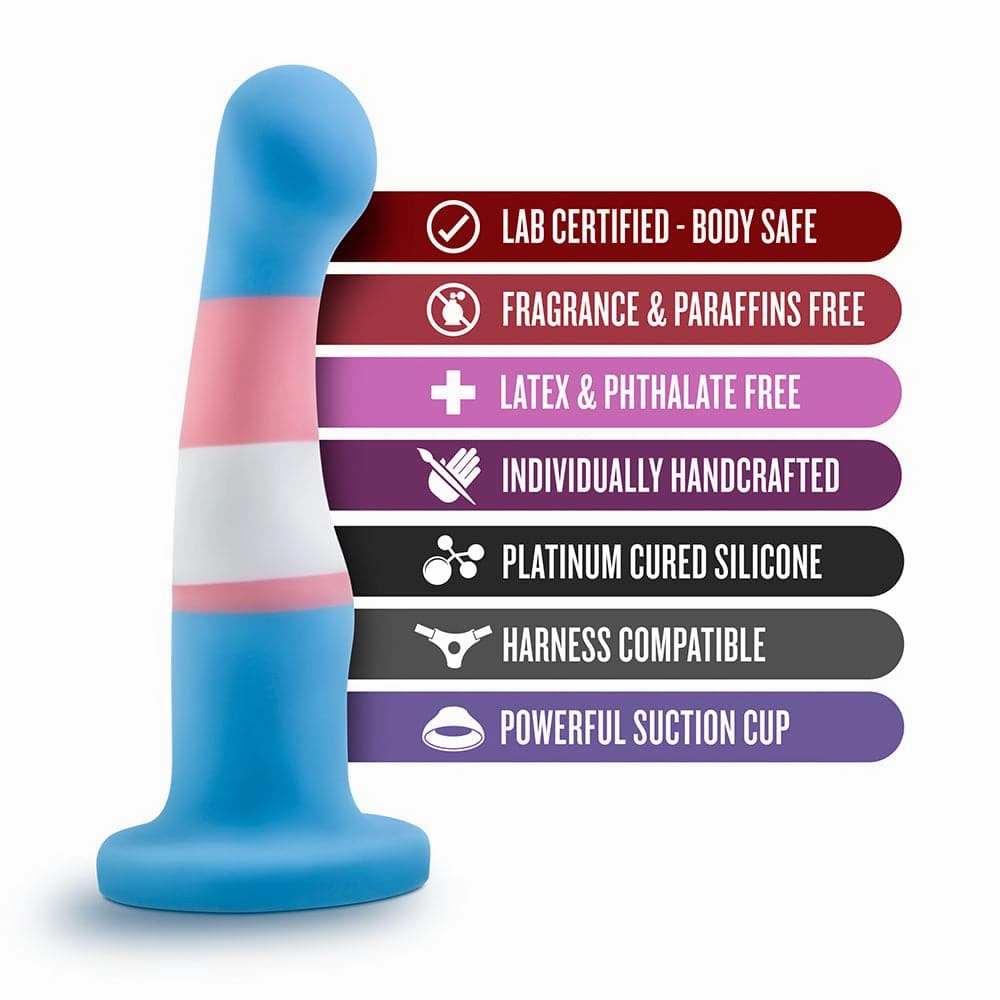 5.25 P2 Pride True Blue Dildo