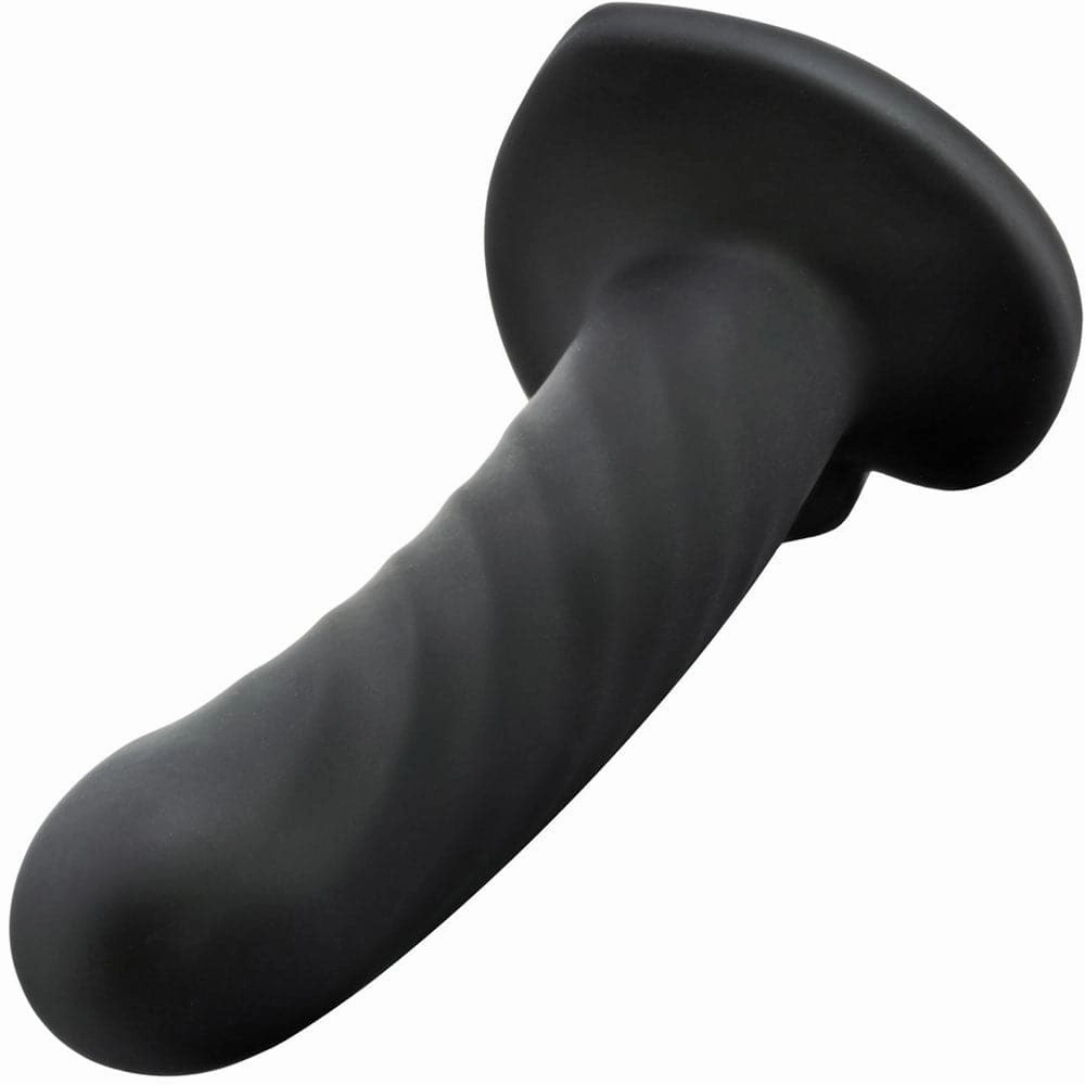 5.5 Temptasia Twist Medium Dildo - Black