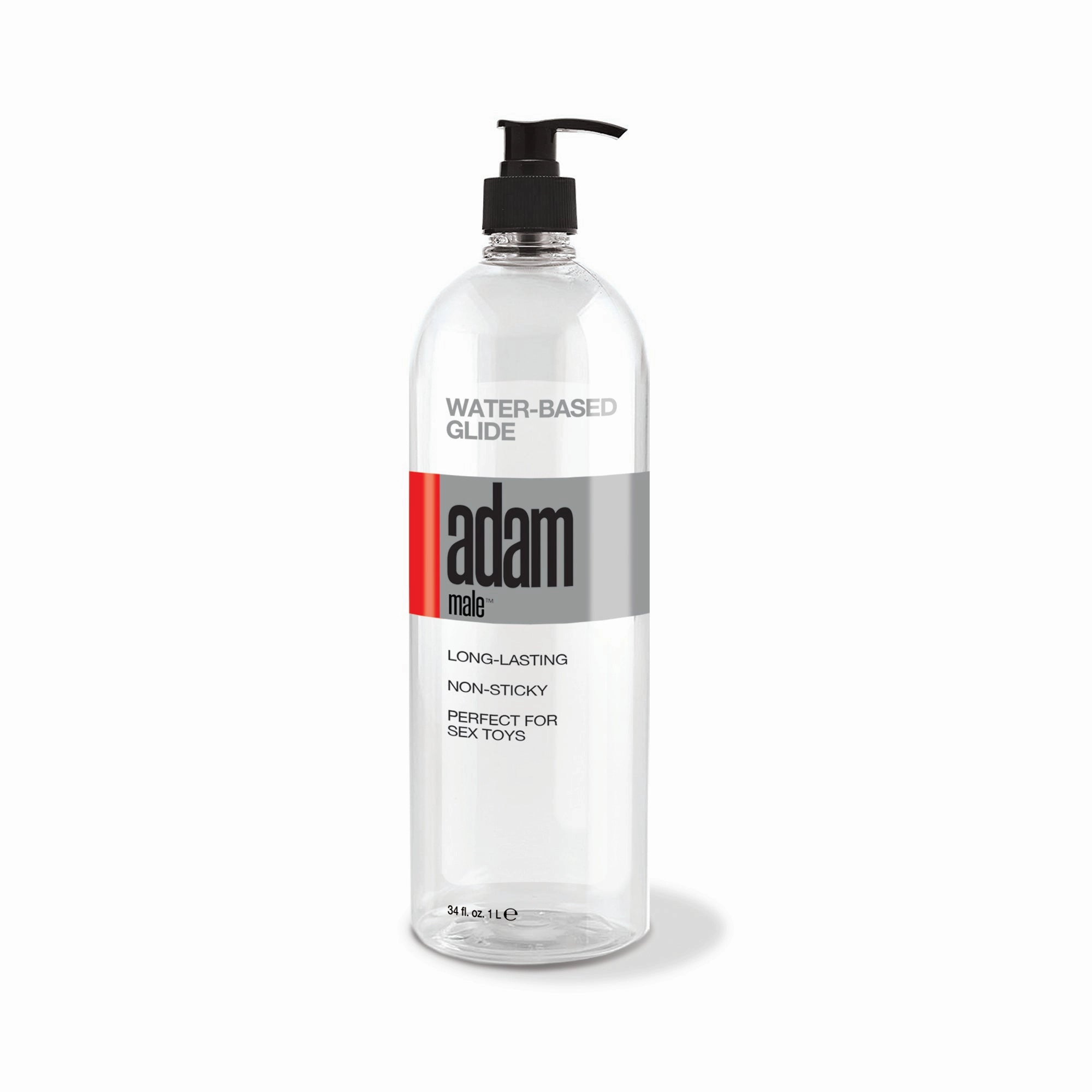 AdamMale® Water-Based Glide, 34 fl. oz. (1005.5 mL) Bottle