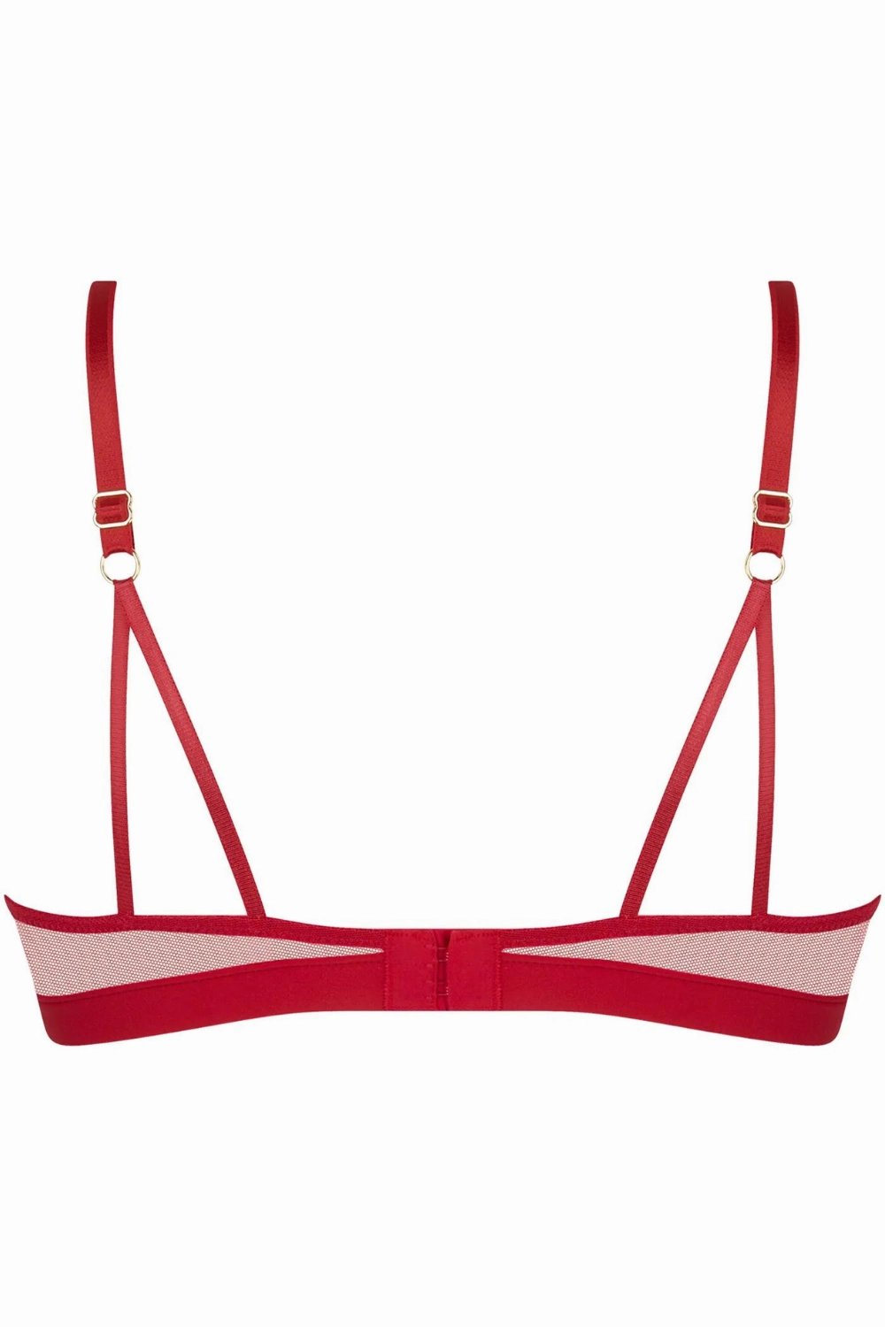 Adorable En Sexy Red Underwired Triangle Bra