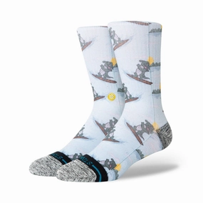 Adult Crew Socks - Later Gator Crew - Light Blue