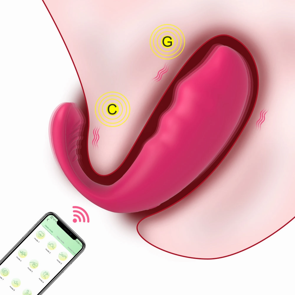 APP Remote Control Whale Double Vibrating Egg Small Size Strong Shock 9 Kinds of Vibration Modes