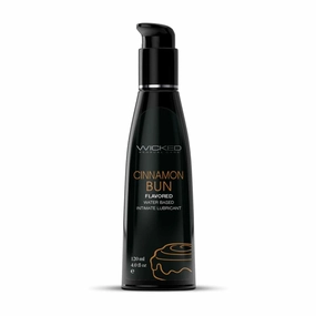 Aqua Cinnamon Bun Flavored Water Based Intimate Lubricant - 4 Fl. Oz.
