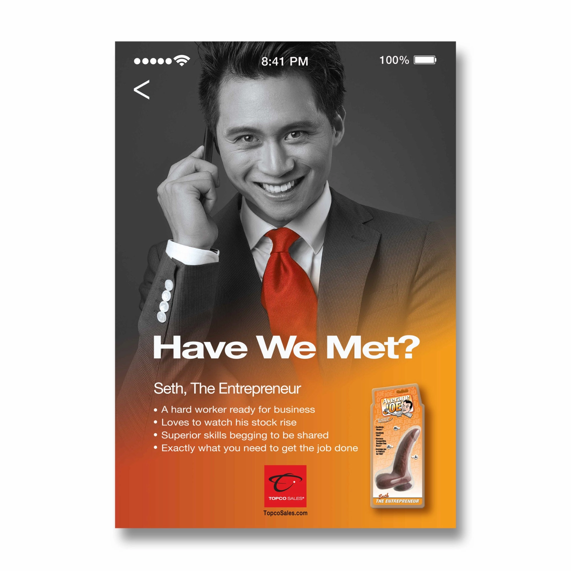 Average Joe® Have We Met... Double-Sided Posters, Set of 6 (11 x 17)