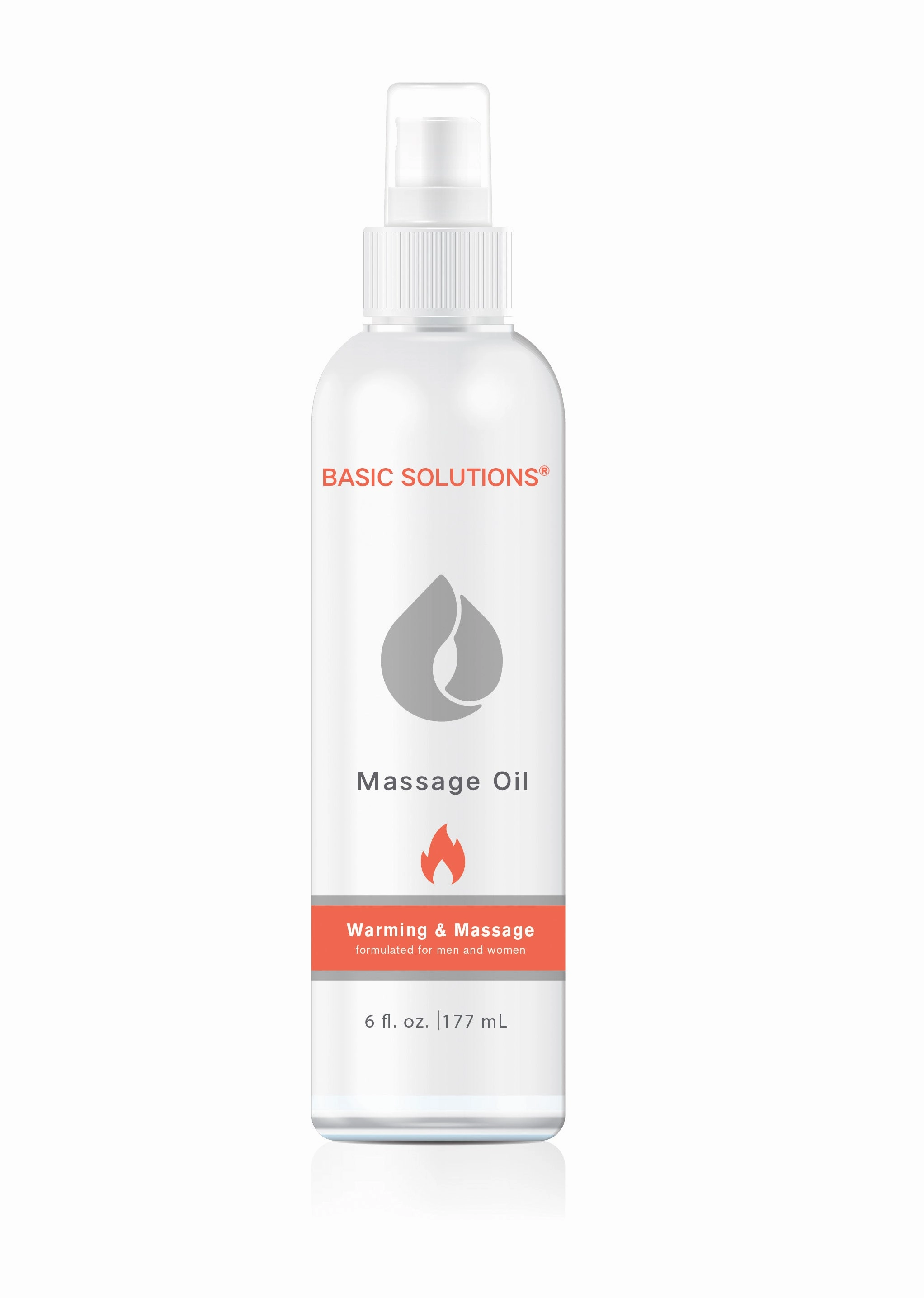 Basic Solutions® Warming Massage Oil 6 fl. oz. (177 mL)