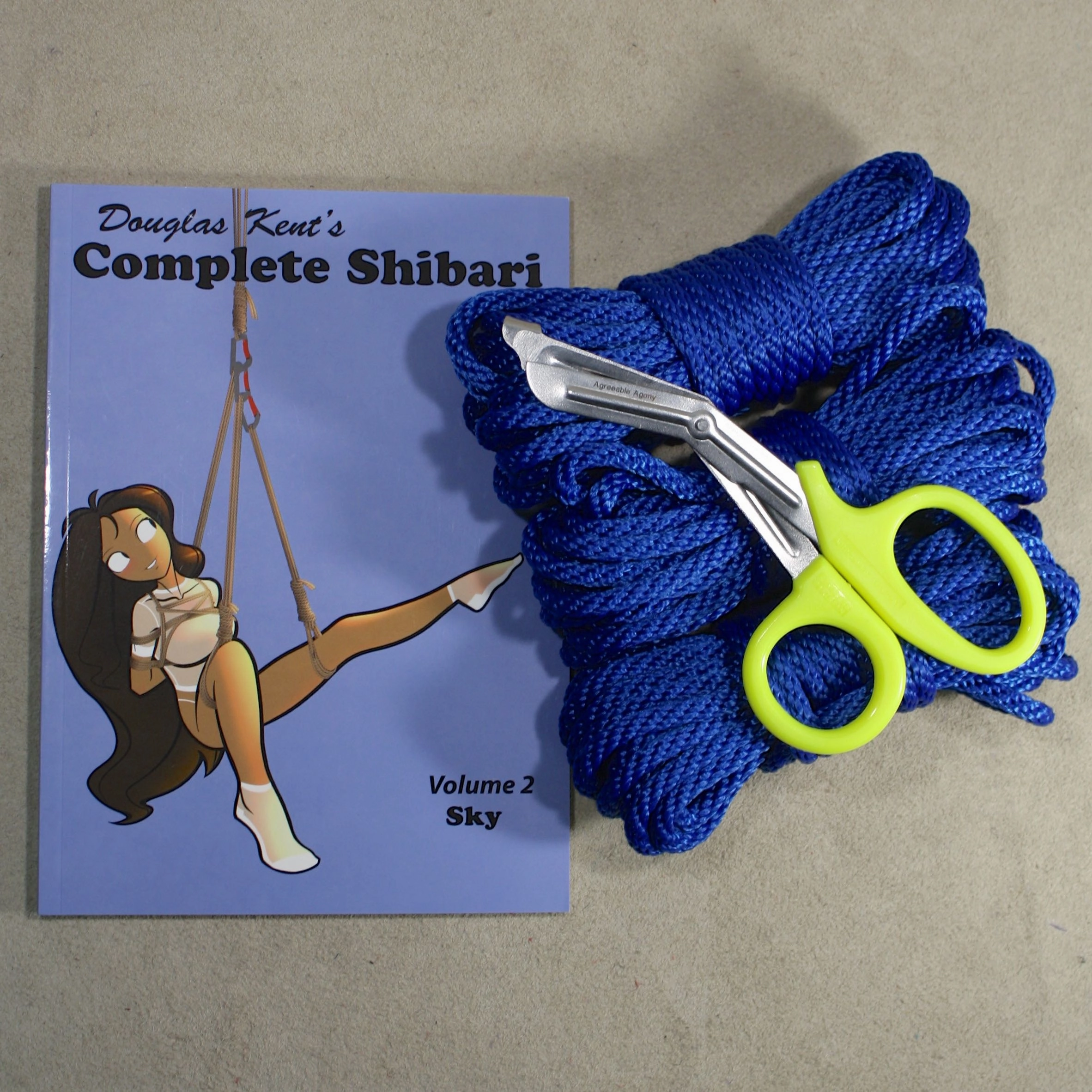 Beginners Rope Bondage Kit (3x30ft   Shears!) - 6mm - 1/4 MFP