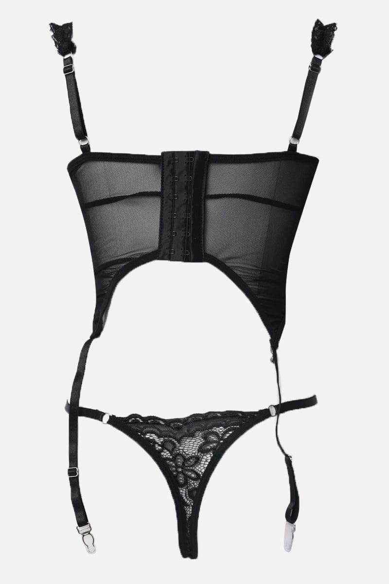 Black Lace Lingerie Set