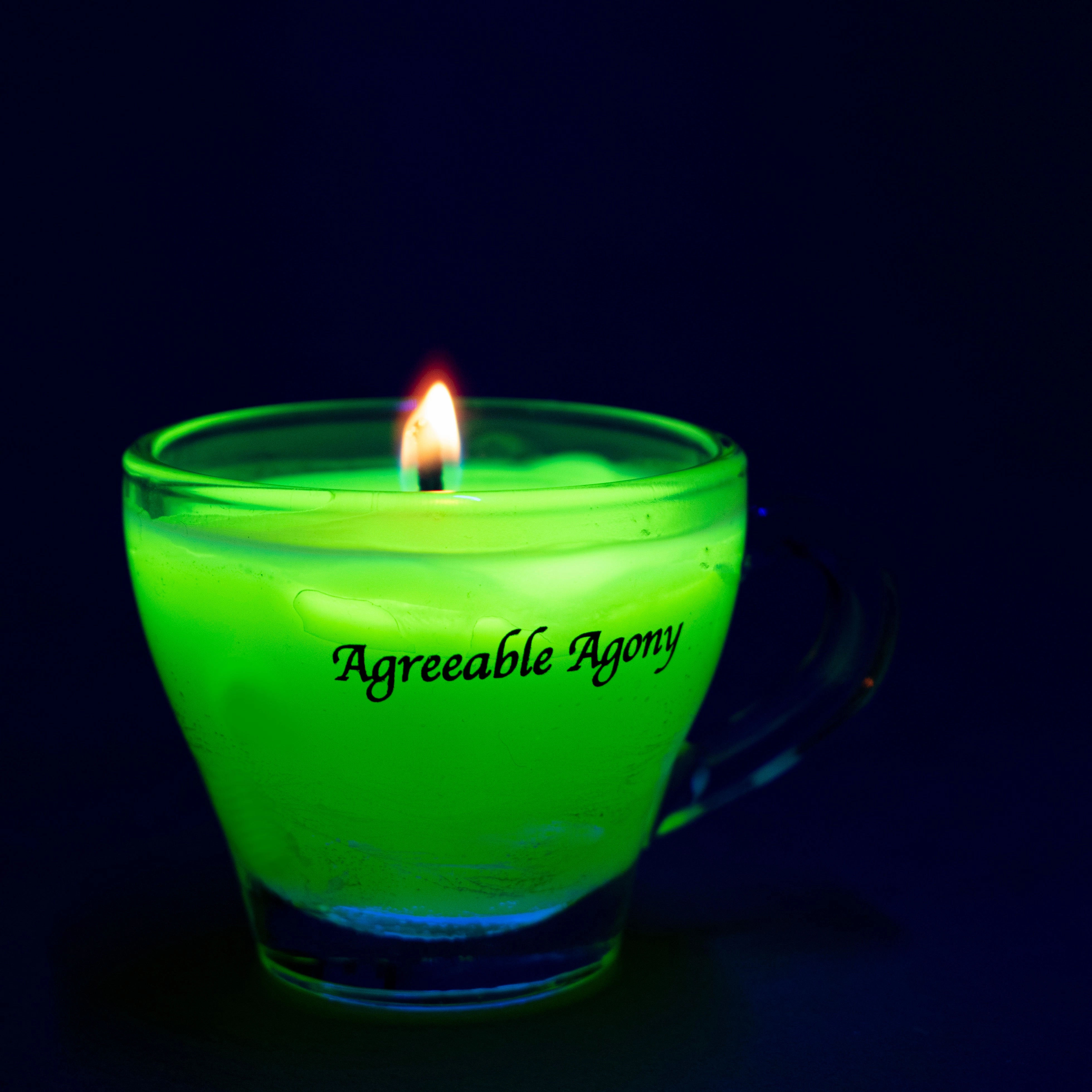 Blacklight Reactive Mini Wax Play Candle - Low Temp - UV - Paraffin