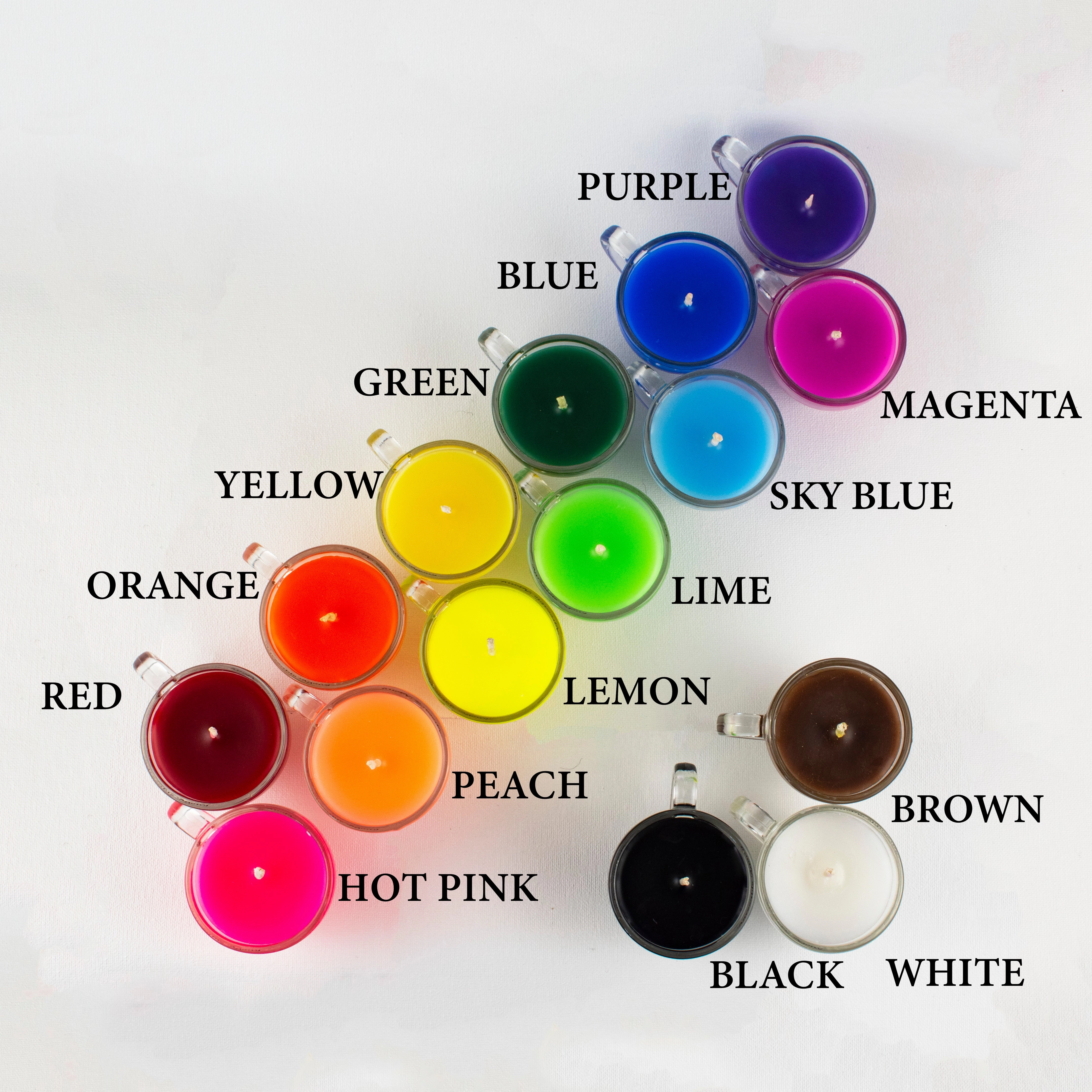 Blacklight Reactive Mini Wax Play Candle - Low Temp - UV - Paraffin