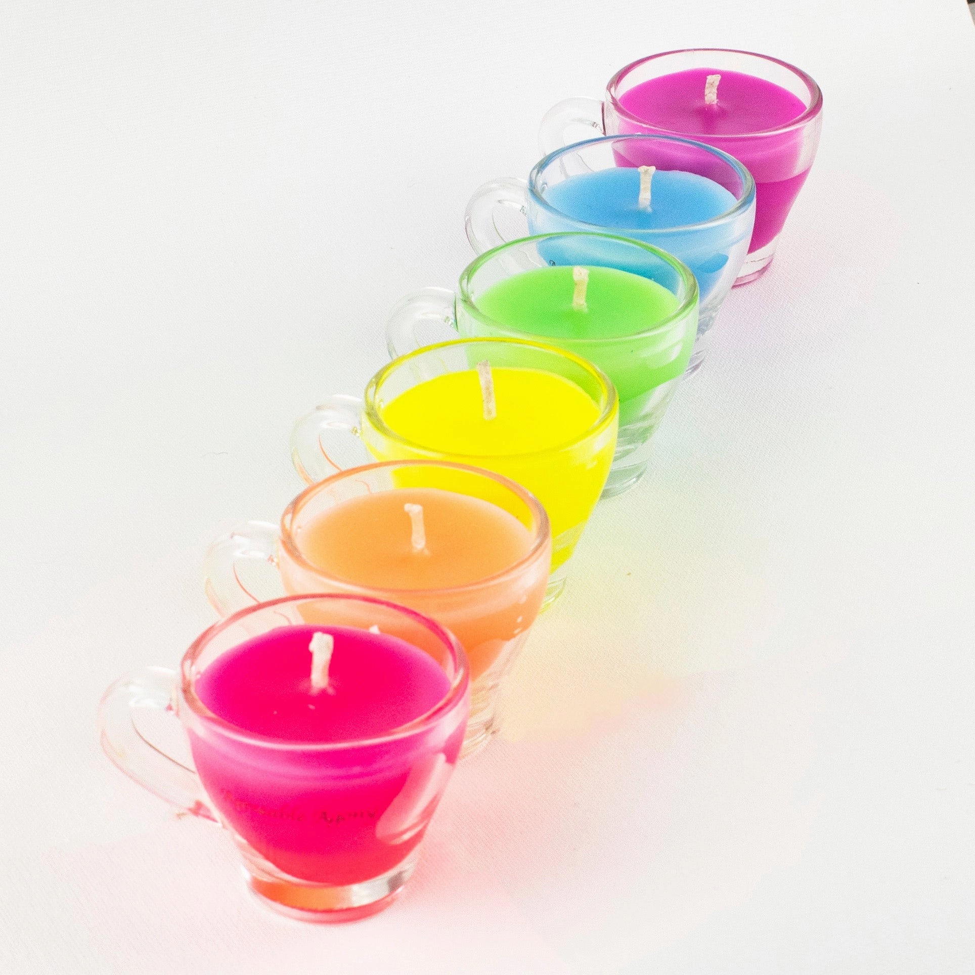 Blacklight Reactive Mini Wax Play Candle - Low Temp - UV - Paraffin