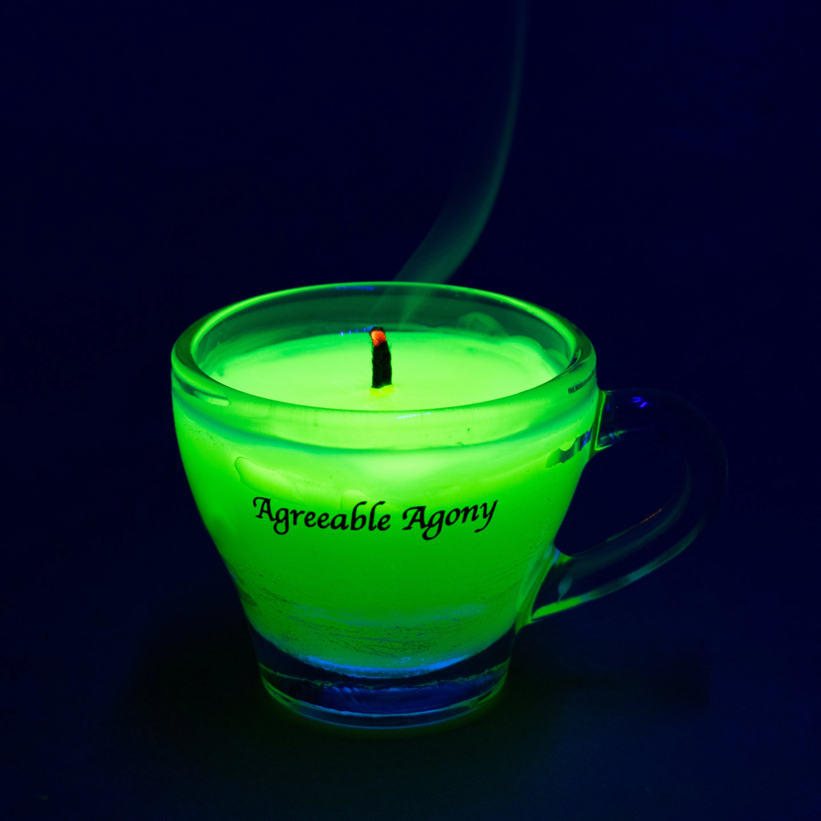 Blacklight Reactive Mini Wax Play Candle - Low Temp - UV - Paraffin