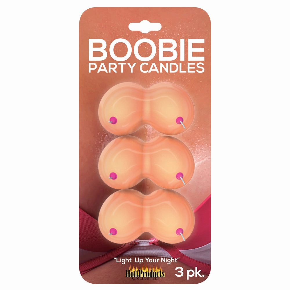 Boobie Party Candles 3-Pack