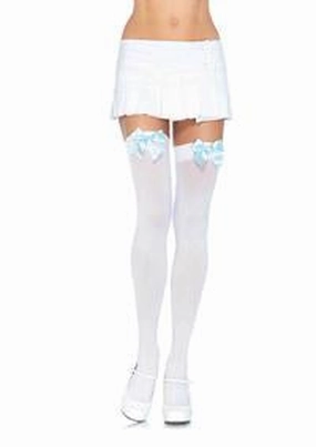 Bow Thigh Highs Stockings with bow