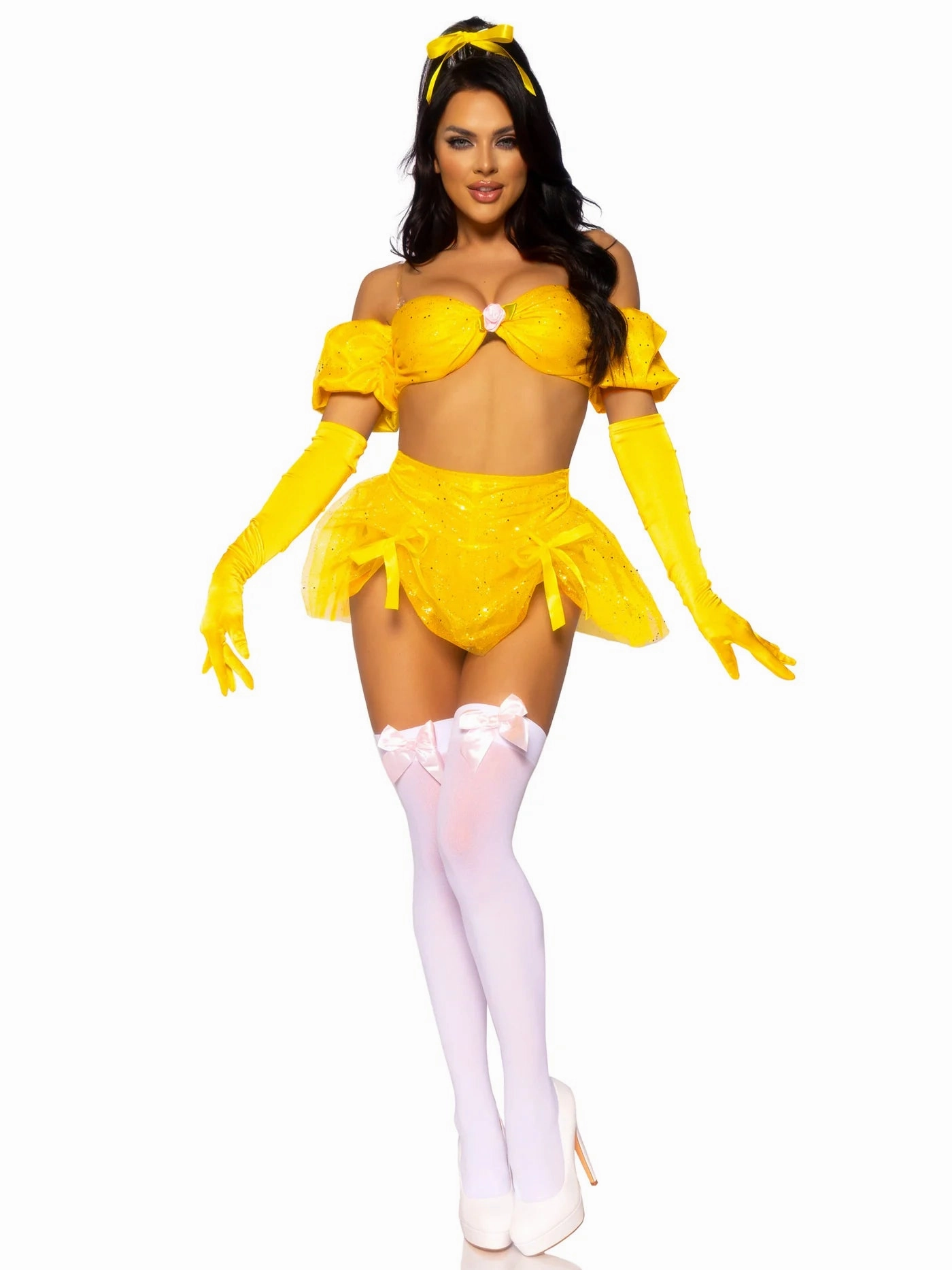 Bow Thigh Highs Stockings with bow