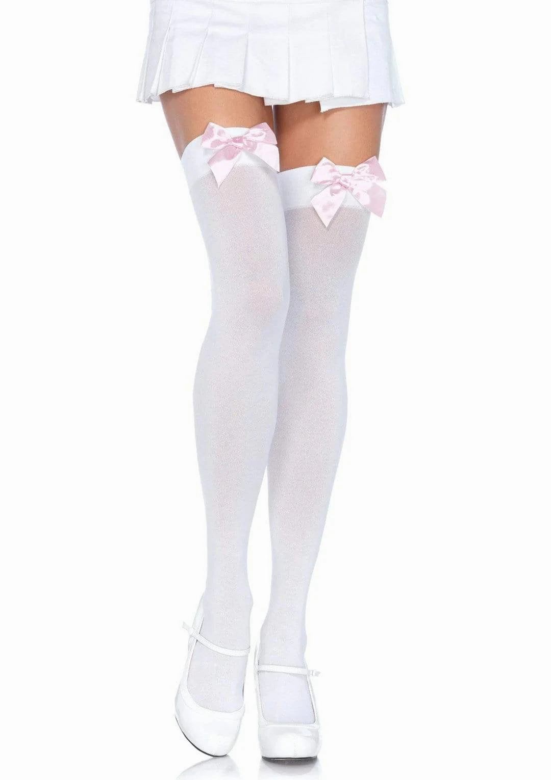 Bow Thigh Highs Stockings with bow