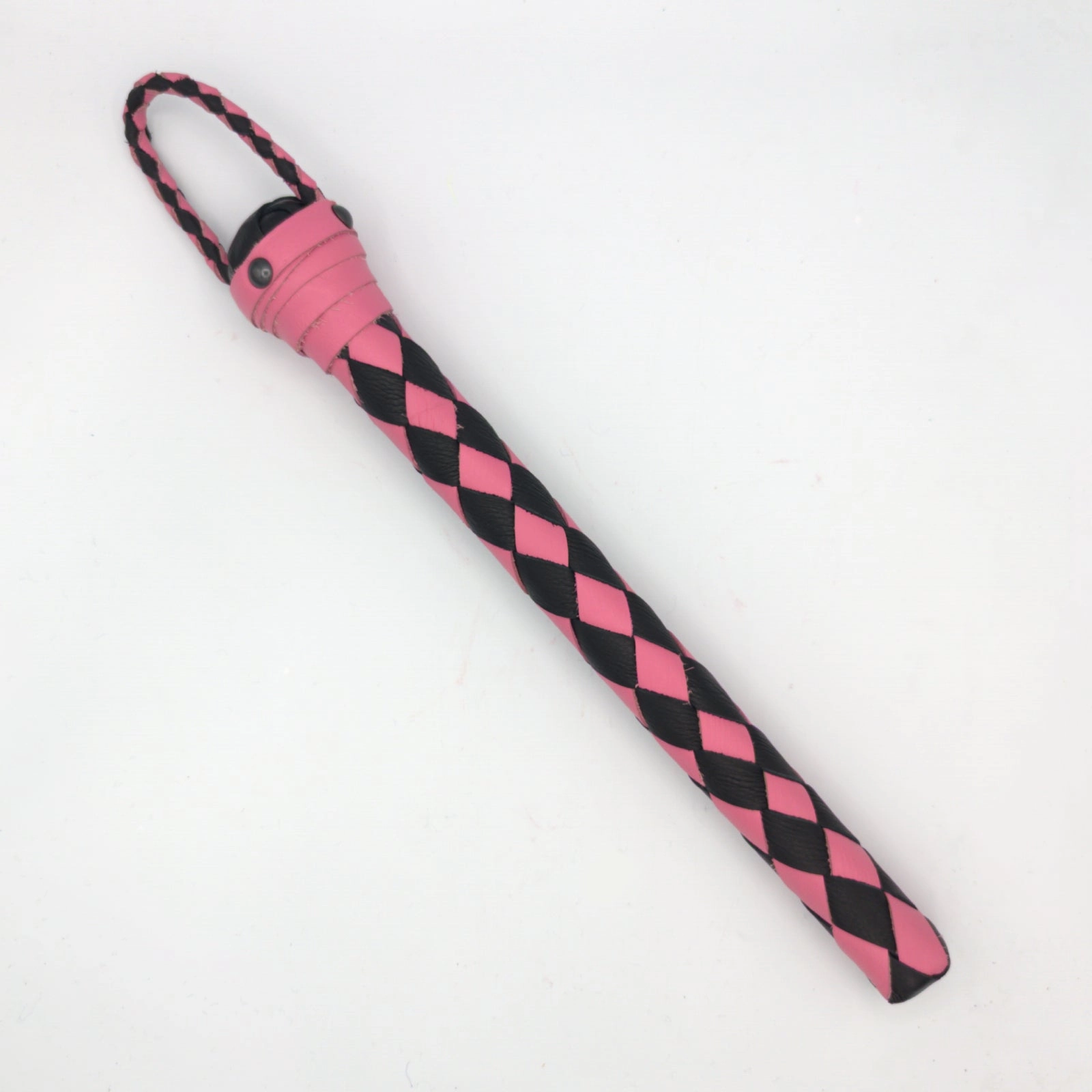 BraidJack! - Braided Leather Thumper - Braided Leather Paddle