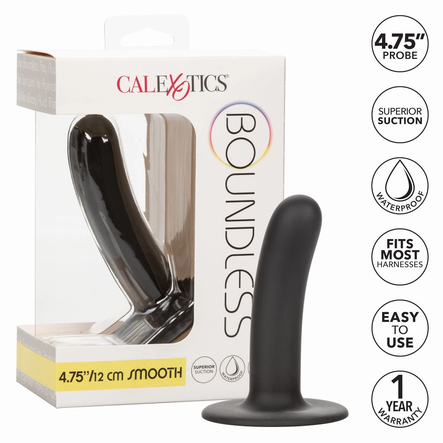 CalExotics Boundless 4.75/12 cm Smooth