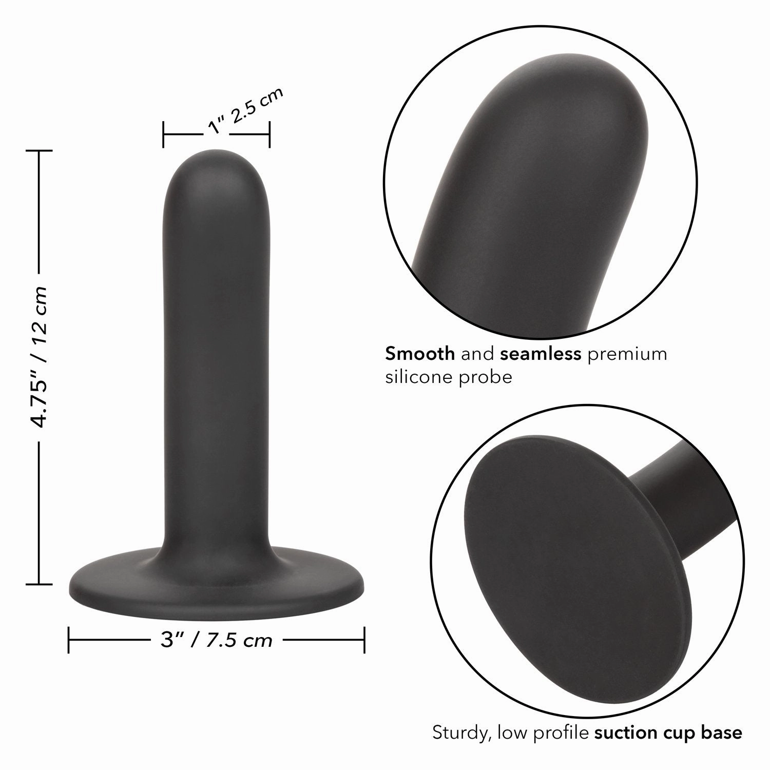 CalExotics Boundless 4.75/12 cm Smooth