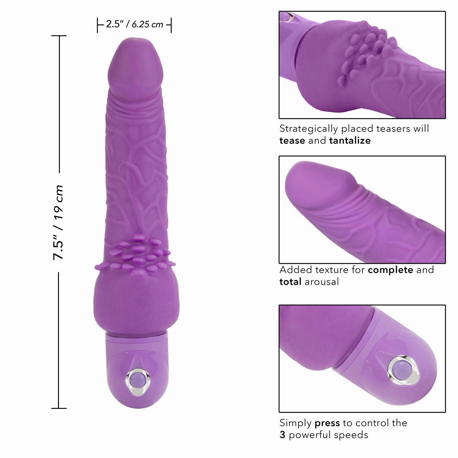 CalExotics Power Stud Cliterrific Vibrator