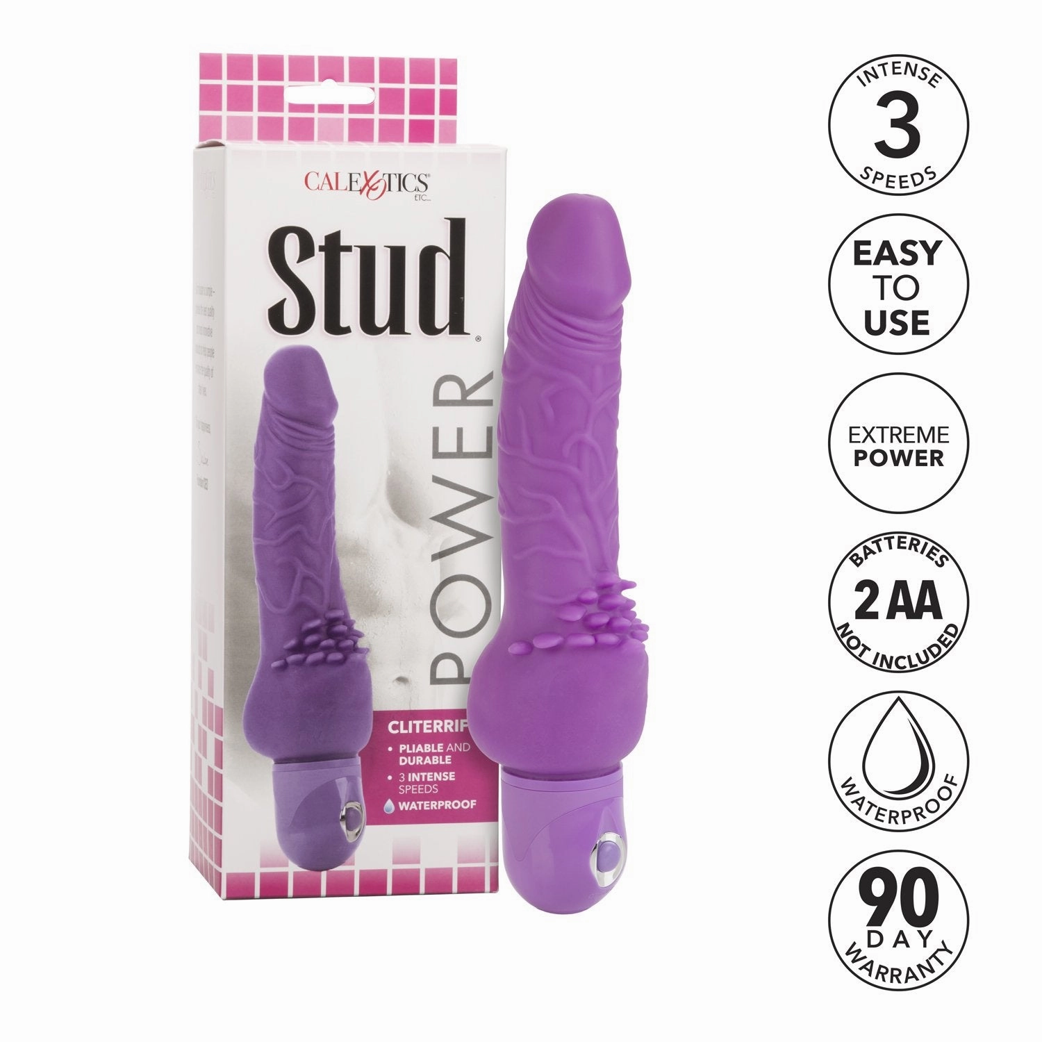 CalExotics Power Stud Cliterrific Vibrator