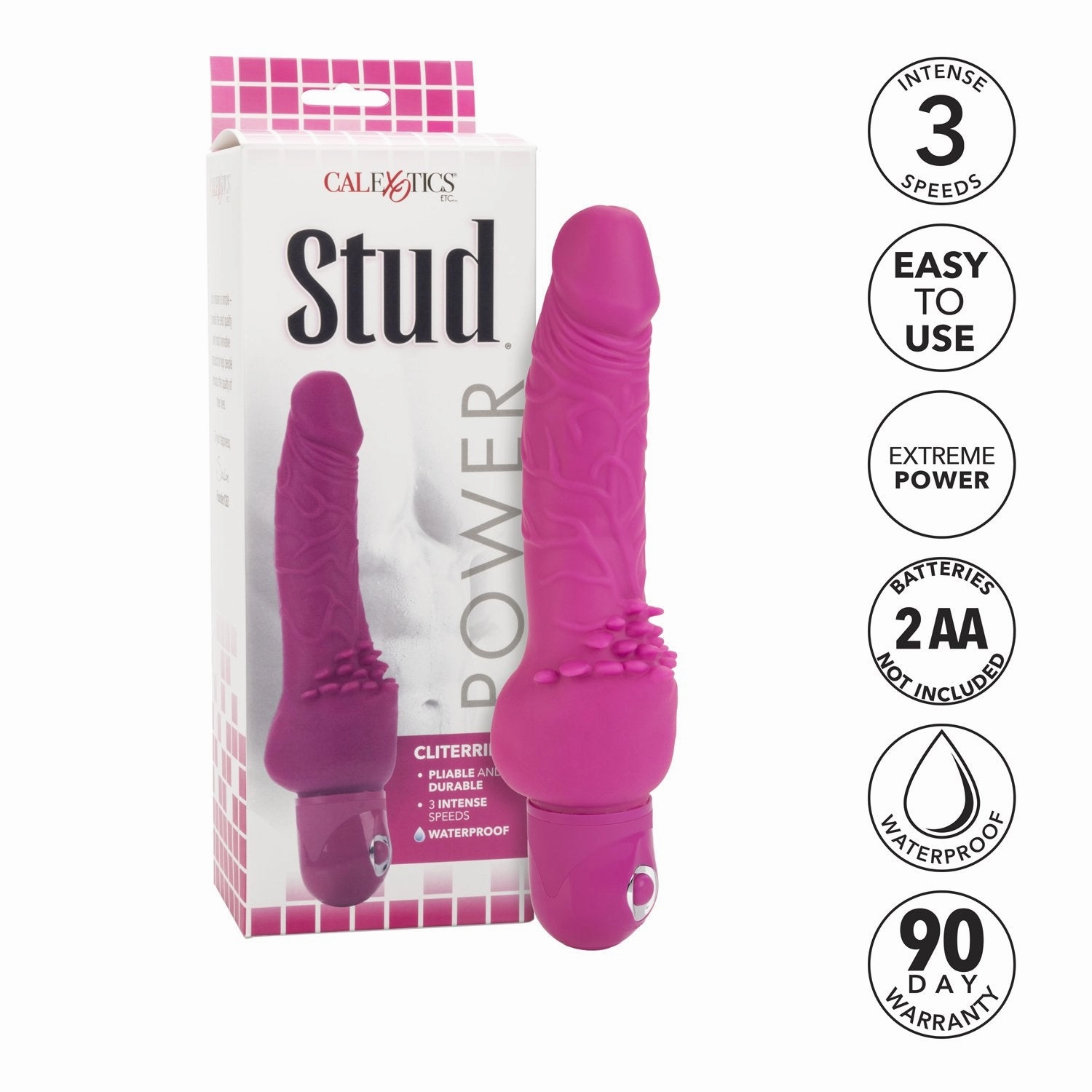 CalExotics Power Stud Cliterrific Vibrator