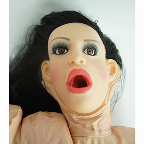 CLOSEOUT - DOLL; MASK W/LONG BLACK HAIR, ACCESSORIES INCLUDED