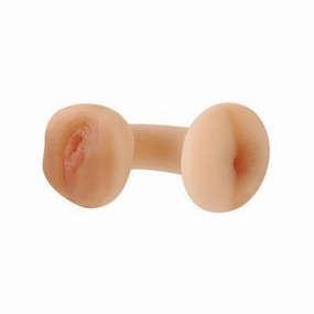 CLOSEOUT - MASTURBATOR; CYBERSKIN,  VAGINA & ASS BARBELL, 1114737