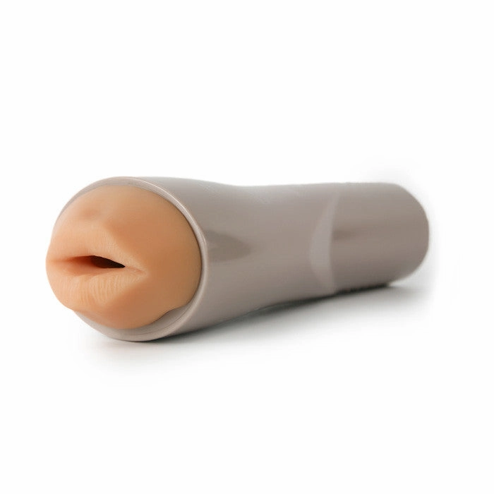 CyberSkin® Release™ Deep Throat Stroker, Flesh, Vibrating