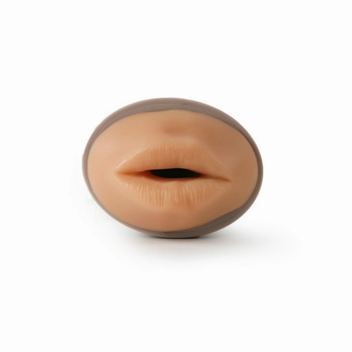 CyberSkin® Release™ Deep Throat Stroker, Flesh, Vibrating