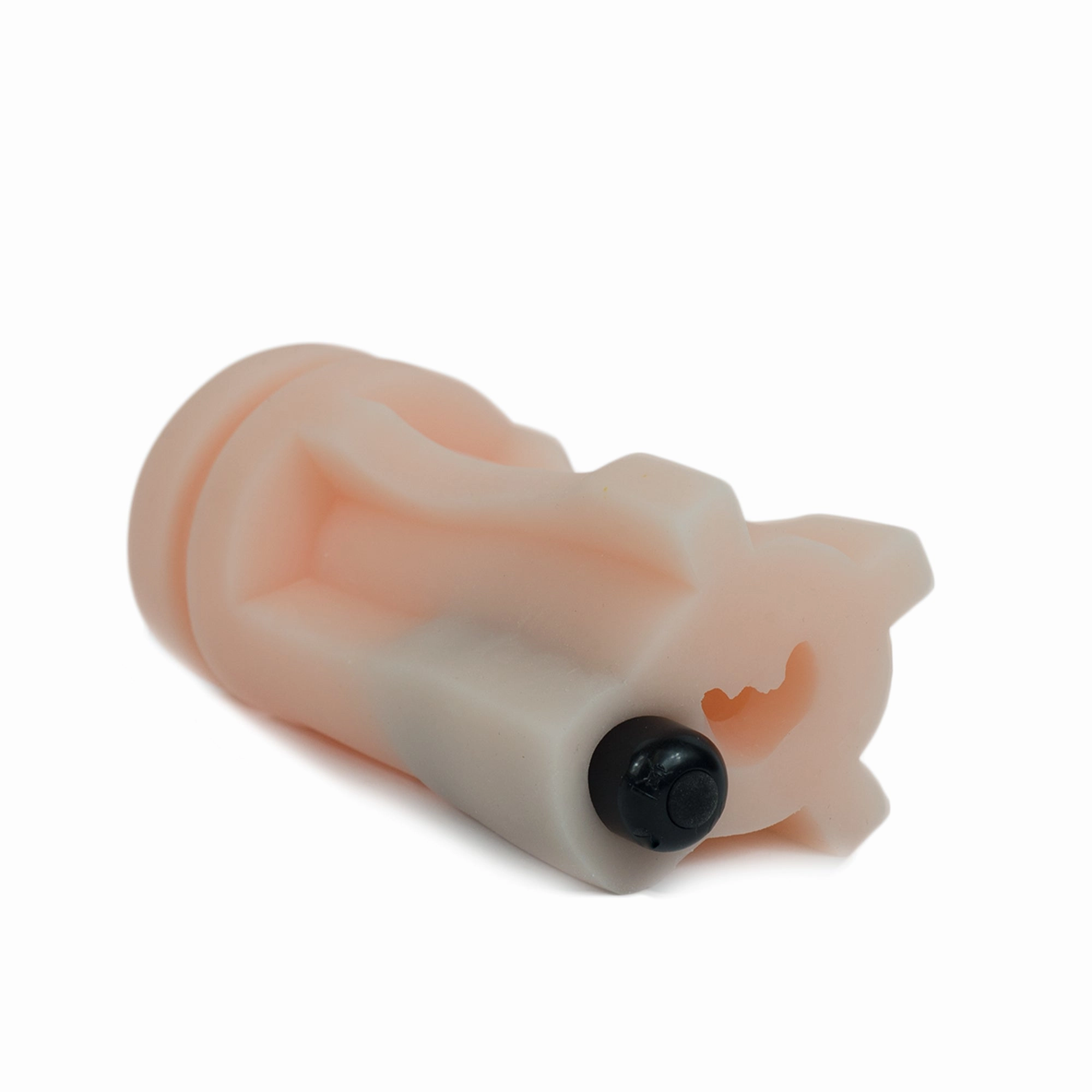 CyberSkin® Vulcan® Deep Throat w/ Vibration, Cream