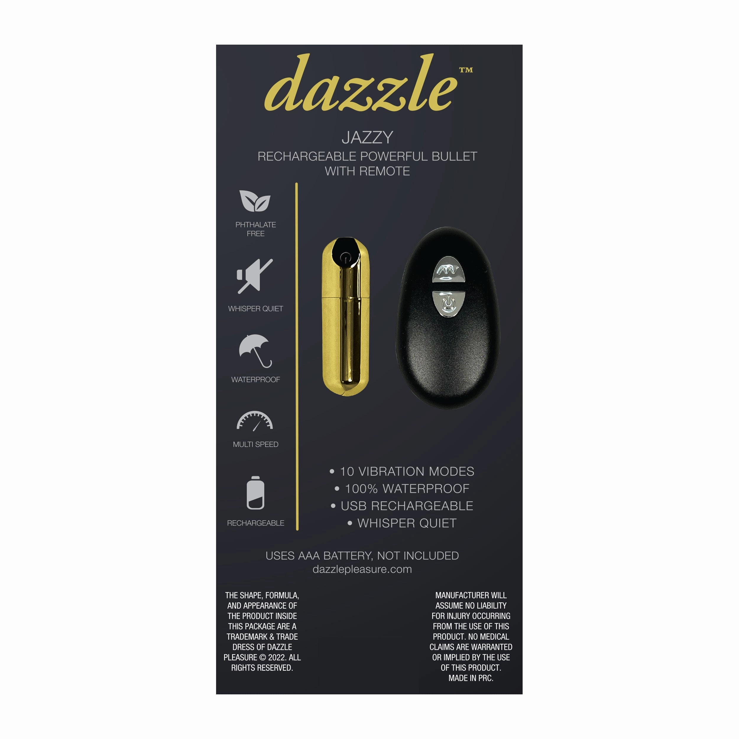 Dazzle Jazzy Gold Bullet