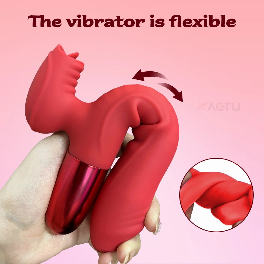 Deborah- G Spot Rabbit Vibrator for Women with Tongue Licking Clitoris Stimulator Heating Dildo