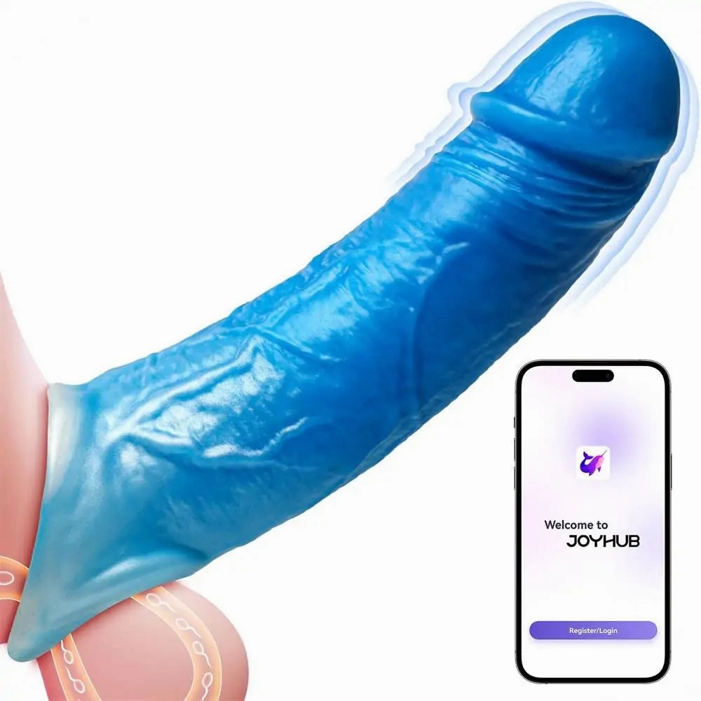 DOMINIX Realistic Vibrating Penis Sleeve with Remote Control & App