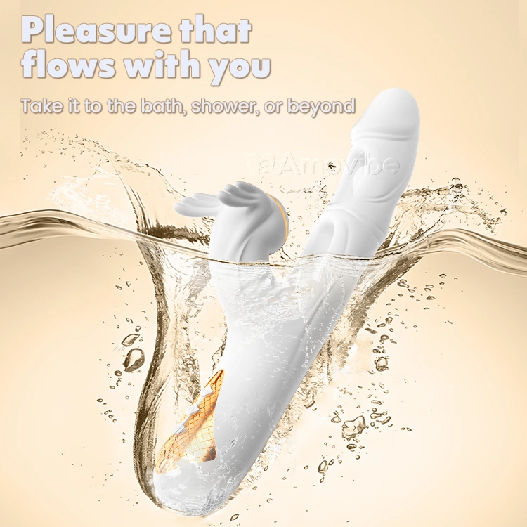 Dual Vibration & Suction with Warming Sensation for Ultimate G-Spot Vibrator Pleasure