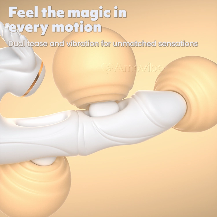 Dual Vibration & Suction with Warming Sensation for Ultimate G-Spot Vibrator Pleasure