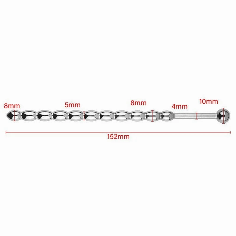 Extreme Pain Explorer Urethral Sounding: Stainless Steel Penis Plug Advanced Stimulation