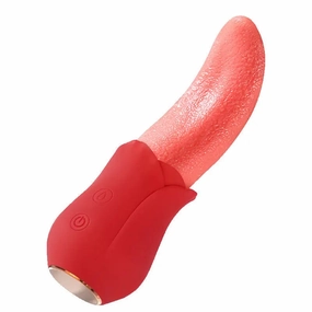 Female Soft Tongue Vibrator - Clitoral, Anal & Nipple Stimulator