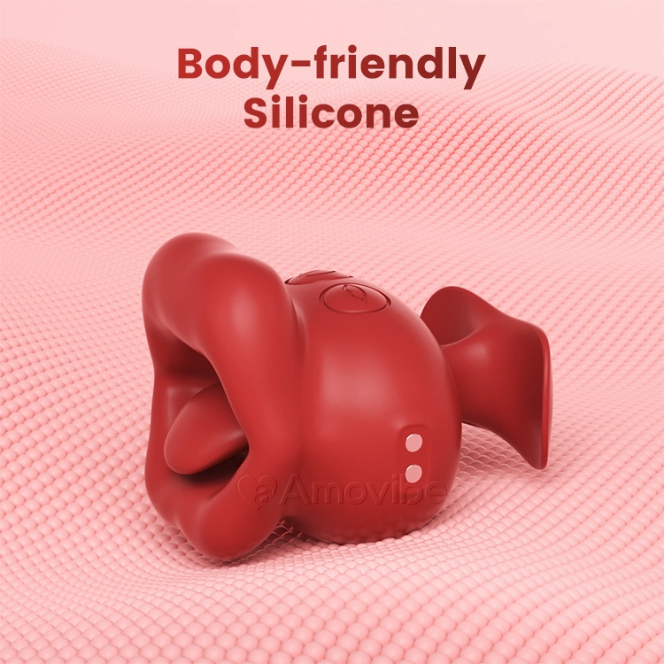 Finger Grip Vibrator with 10 Kissing & Vibrating