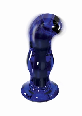 Gleaming Vibrating Glass Plug