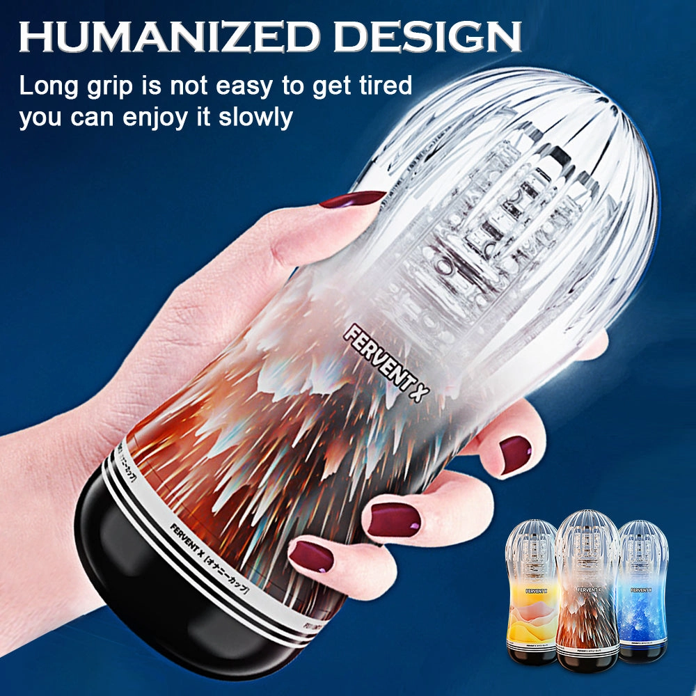 Honey - Male Masturbator Cup Soft Pussy Sex Toys Transparent Vagina Adult Vacuum Pocket Cup