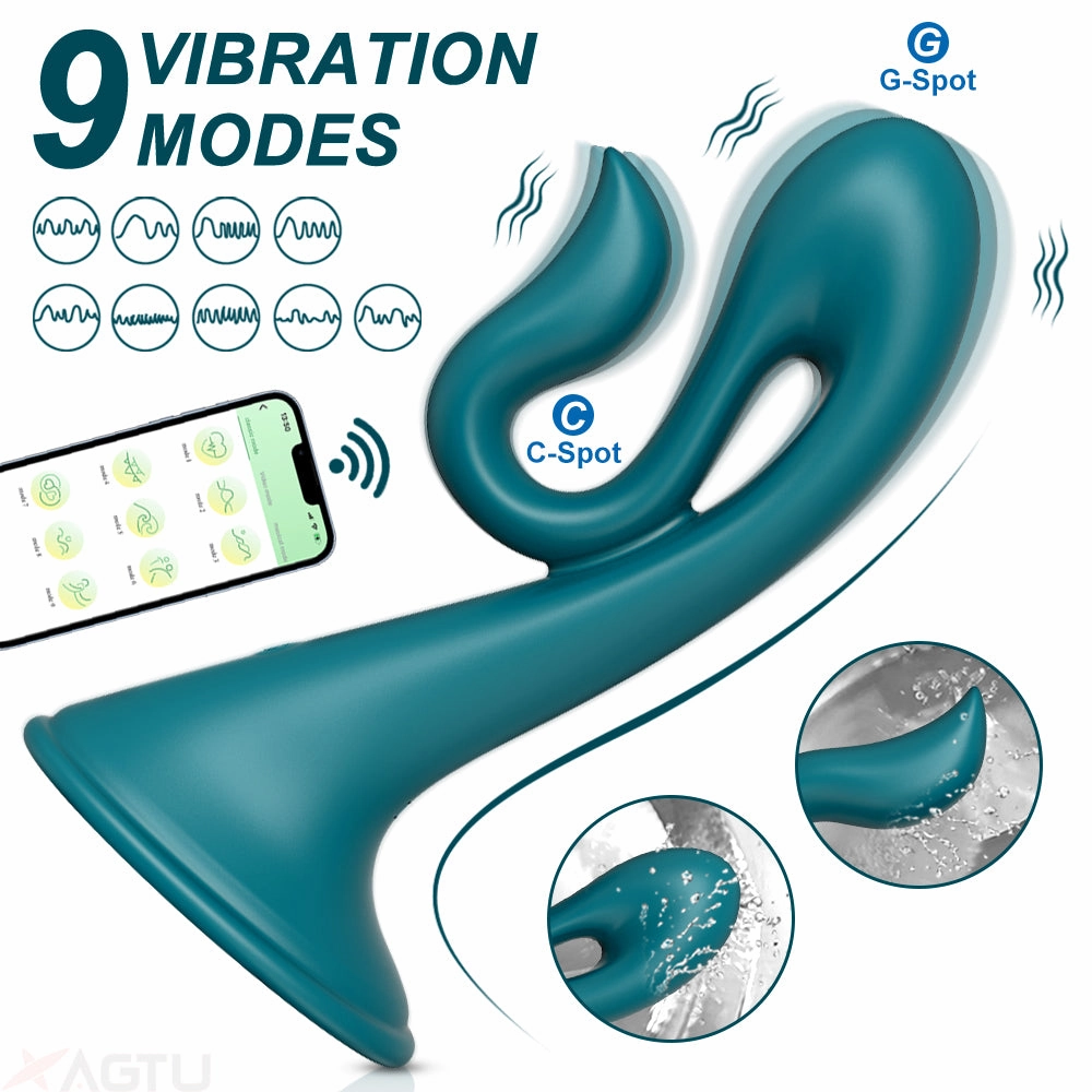 Horn-APP Control G-spot Vibrator Dildo for Women Clit Clitoris Stimulator