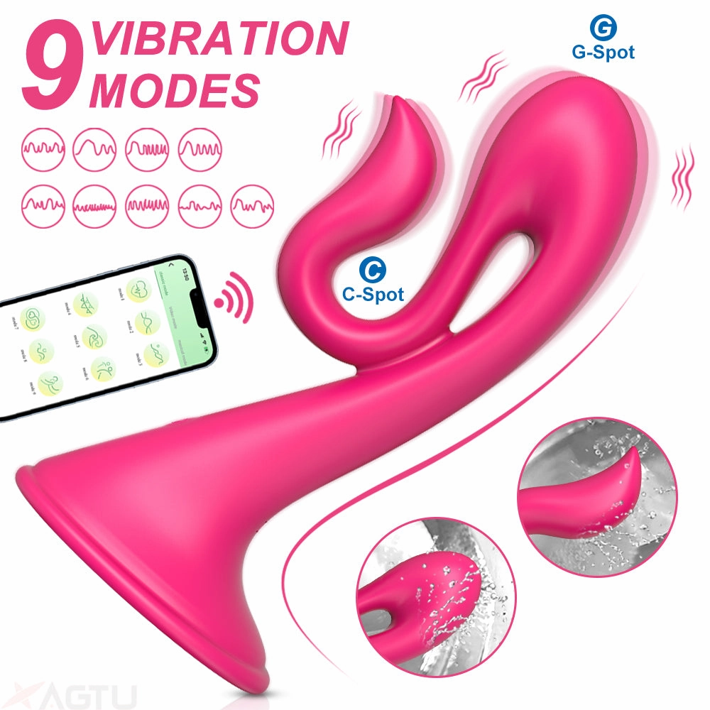 Horn-APP Control G-spot Vibrator Dildo for Women Clit Clitoris Stimulator