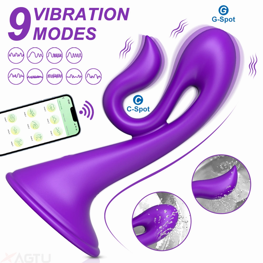 Horn-APP Control G-spot Vibrator Dildo for Women Clit Clitoris Stimulator