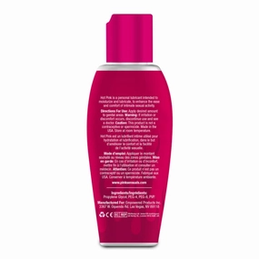 Hot Pink Warming Lubricant for Women - 2.8 Oz. 80 ml