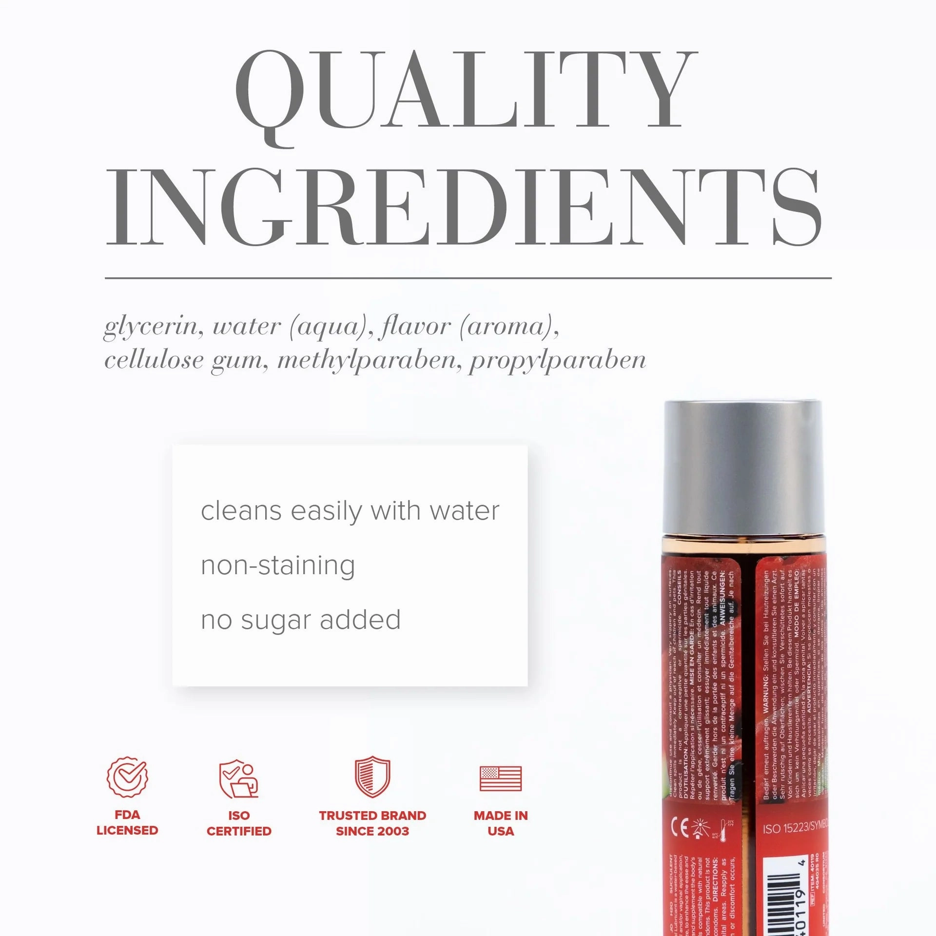 Jo SUCCULENT WATERMELON Water Based Flavoured Lubricant 4oz 120ml